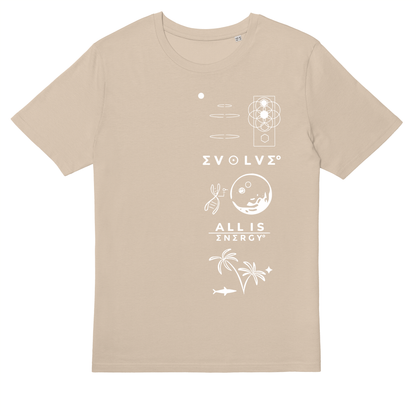 [SOLD OUT] ALL IS ENERGY (BLACK & SAND) - Organic Classic T-Shirt