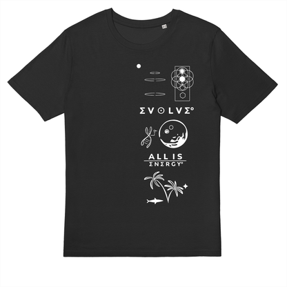 [SOLD OUT] ALL IS ENERGY (BLACK & SAND) - Organic Classic T-Shirt